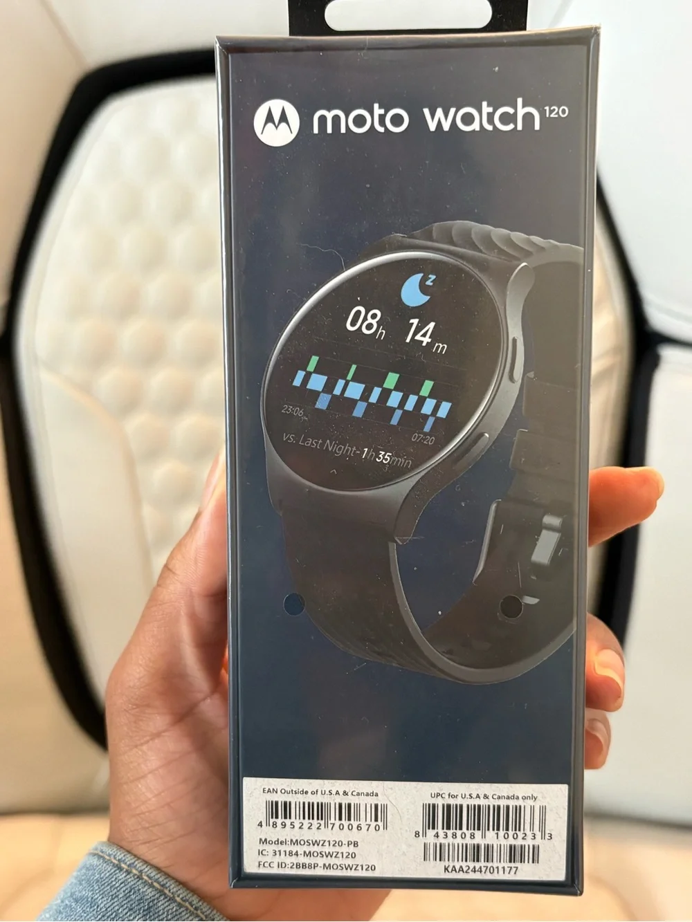 Motorola Moto Watch 120 Smartwatch - Black